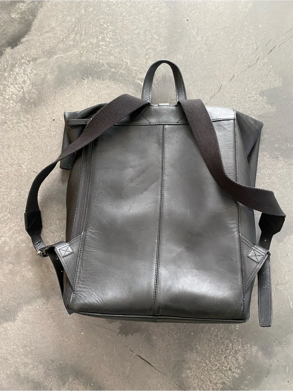 Sandqvist Rolltop LEATHER Backpack Antonia 14